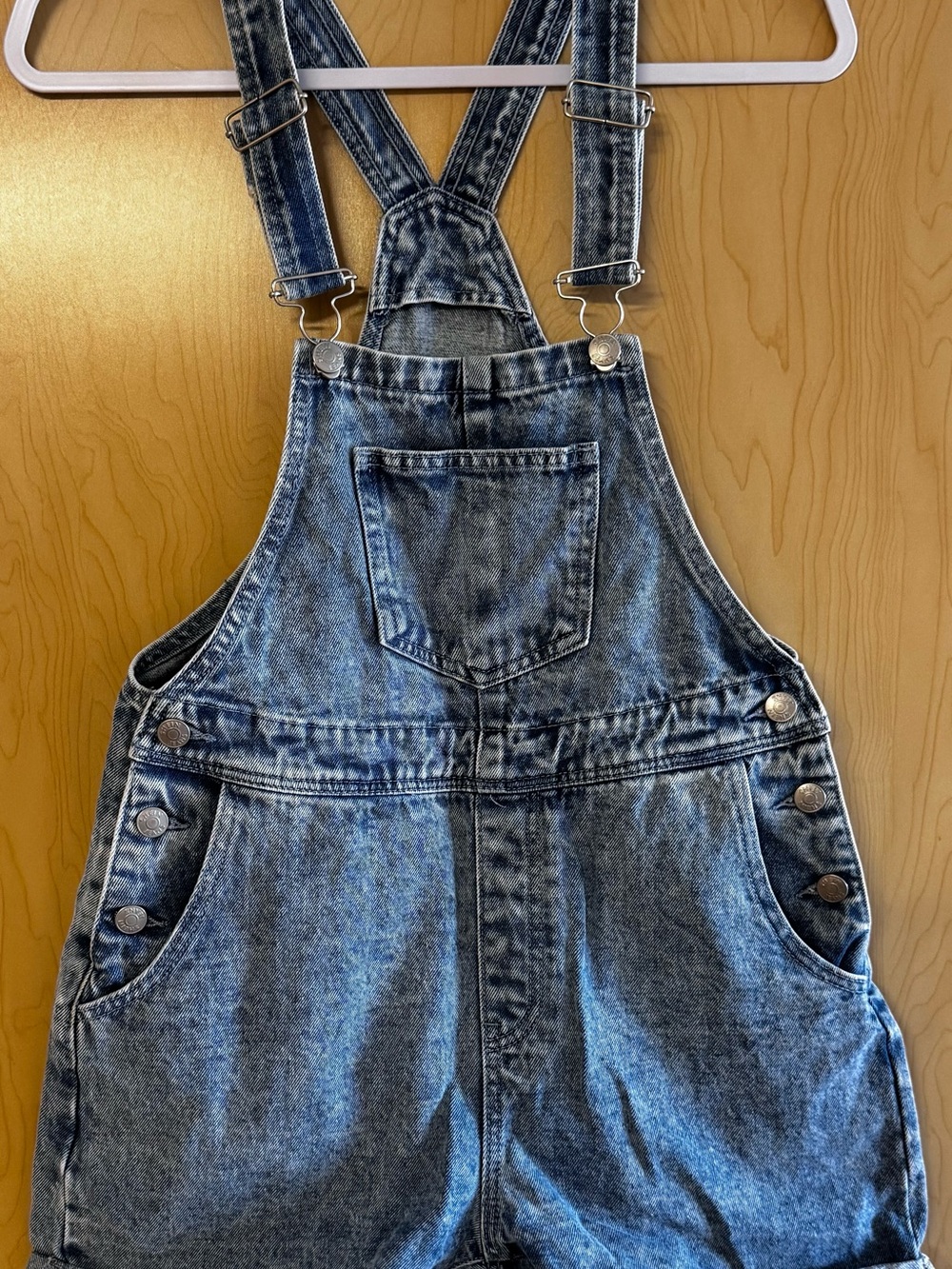 Woman’s Denim Overall Shortalls - Blue